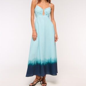 Abercrombie & Fitch Bra-Free Hardware Maxi Dress
